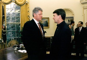 James Lee Witt with President Bill Clinton