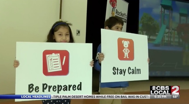Creative program engaging students on emergency preparedness