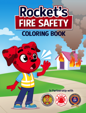 Rocket's Fire Safety Coloring Book