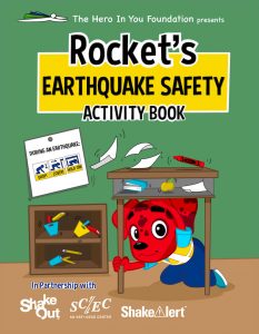 Rockets Earthquake Safety Actitivity Book cover
