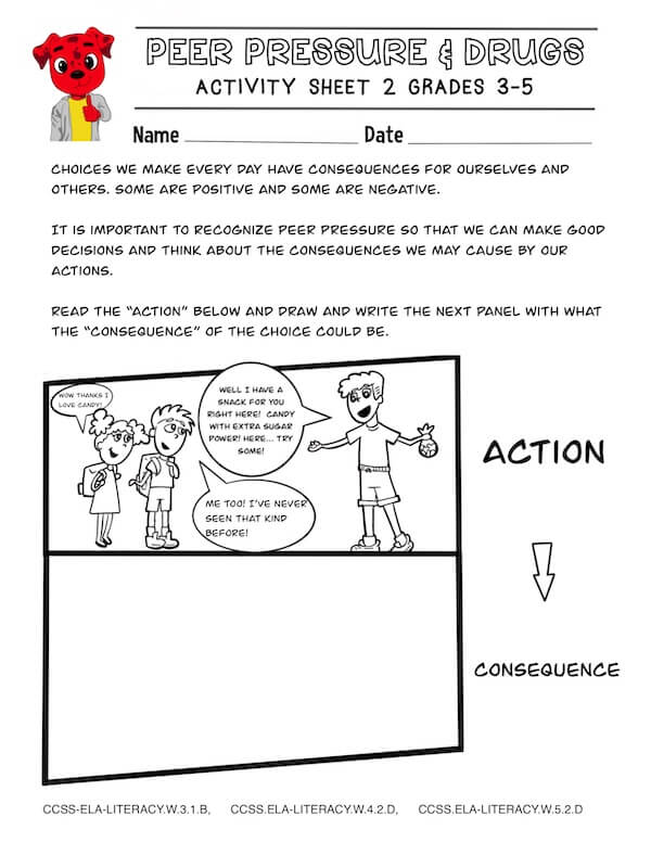 Activity Sheet 2: Peer Pressure & Drugs