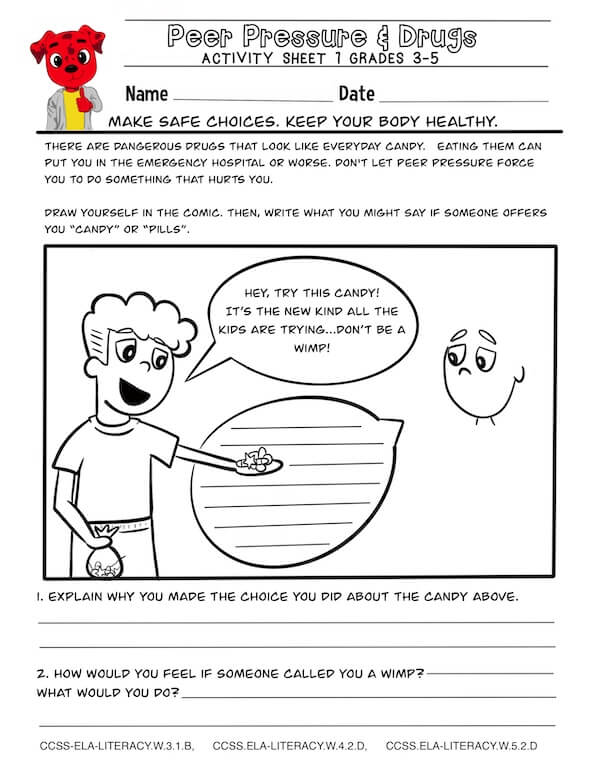 Activity Sheet 1: Peer Pressure & Drugs